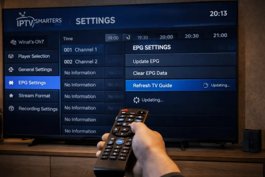 guide TV IPTV